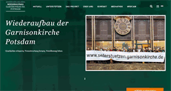 Desktop Screenshot of garnisonkirche-potsdam.de