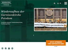 Tablet Screenshot of garnisonkirche-potsdam.de